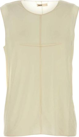 Khaite Allo Top - Dames - Tops zonder mouwen - Beige - XS - Tops