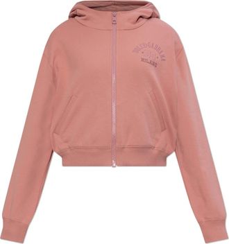 Dolce & Gabbana Dames, Sweatshirts & Hoodies, Roze, Maat: 2XS Katoen