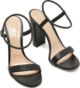 Gianvito Rossi Sandali con tacco largo 85mm - Nero