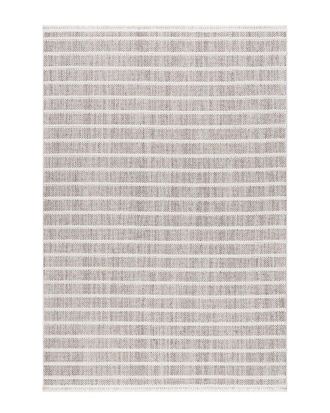 nuLOOM Nuloom Lucretia Striped Tassels Polyester Rug