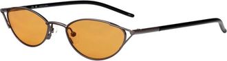 Alexander McQueen Am 0563S Cat-eye Zonnebrillen - unisex - Zonnebrillen - Oranje - 50 MM - Nylon - Accessoires