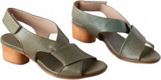 Eric Michael Womens Isla Heeled Sandal In Green