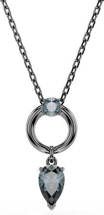 Swarovski Mesmera Pendant Necklace in Grey/Silver at Nordstrom