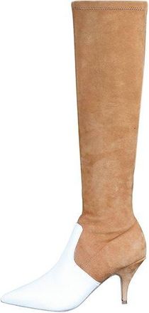 Tory Burch Tan/White Georgina Boots Size 35.5