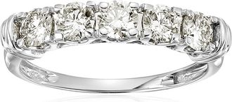 Vir Jewels 1 cttw Certified SI2-I1 5 Stone Diamond Engagement Ring 14K White or Yellow Gold