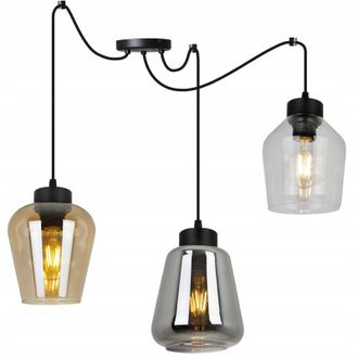 OEM L&aacute;mpara Colgante Moderna Y Elegante Con Pantalla De Cristal