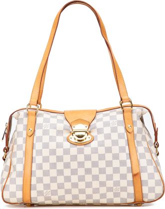 Louis Vuitton Pre-owned Womens Alma Pm Satchel - Ivory Textile - One Size