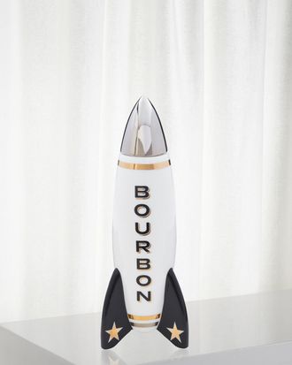 Jonathan Adler Rocket Decanter Bourbon, 23.3 fl oz