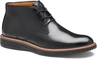 Johnston & Murphy Upton Chukka in Black Full Grain at Nordstrom, Size 11.5