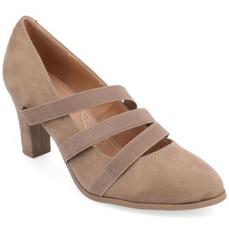Journee Collection Women & apos;s Comfort Loren Medium and Wide Width Pumps