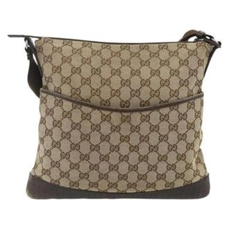 Gucci Pre-owned Vintage Cross Body Bag - Dames - Pre-owned - Bruin - Maat: ONE Size Leer