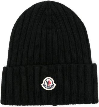 Moncler Hat Wool Black