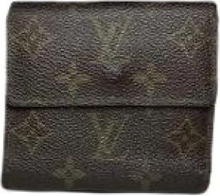 Louis Vuitton Pre-owned Leren Portemonnee - Dames - Vintage Accessoires - Bruin - ONE Size - Leer - Vintage