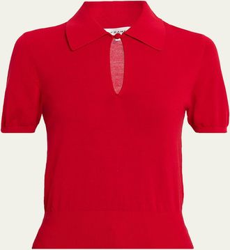 Frame Denim The Keyhole Polo