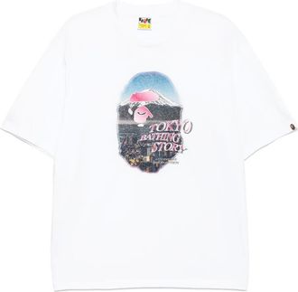 A Bathing Ape T-shirt con stampa - Bianco
