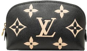Louis Vuitton Pre-owned Pouch - Dames - Vintage Clutch - Zwart - ONE Size - Leer - Vintage
