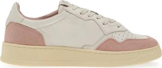 Autry Sneakers Medalist con inserti in pelle scamosciata - Bianco