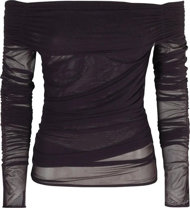 Federica Tosi Blusa con spalle scoperte Marrone da 240,00 € su