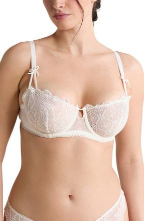 Etam Jane &deg;9 Underwire Balconette Bra in Ecru at Nordstrom, Size 34D