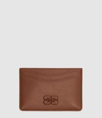 Ganni Porte Carte Bou Butter Sorrel Horse