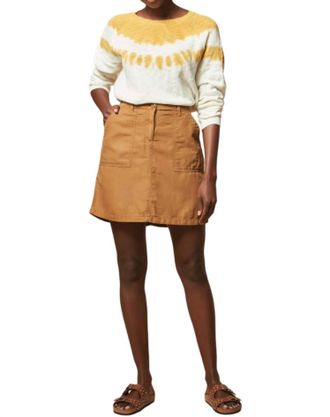 Hartford Jine Skirt In Peanut