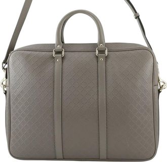 Gucci Pre-owned Gucci Diamante Calfskin Business Bag Unisex DGBKR9MJ3Z8EEXAL