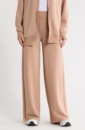 NYDJ Scuba Knit Wide Leg Pants in Almondine at Nordstrom Rack, Size X-Small