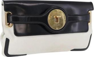 Balenciaga Pre-owned Vintage Clutch Bag - Dames - Vintage Clutch - Zwart - ONE Size - Leer - Vintage