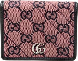 Gucci Pre-owned Wallets, female, Pink, Size: ONE SIZE Pre-owned 466492 Bi-fold Wallet