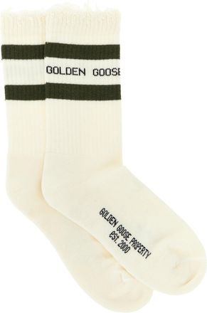 Golden Goose Bicolor Cotton Socks Clothing