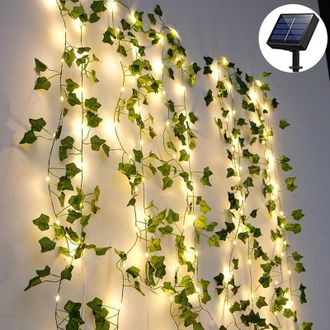 OEM Guirnalda De Luces Led Solares De 10 M Con 100 Luces, 8 Modos, Resistente Al Agua, Decoraci&oacute;n Navide&ntilde;a Para Dormitorio, Bodas, Uso Interior Y Exterior