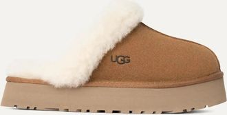 UGG Womens UGG Disquette 1122550-CHE Slipper Chestnut Suede Sheepskin Platform GUG215