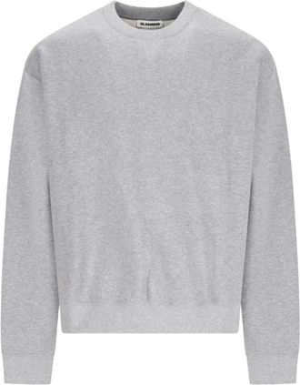 Jil Sander Felpa CN LS - PNT - - Sweatshirts & Hoodies - Uomo - Grigio - M