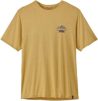 Patagonia Cap Cool Daily Shirt Great Waves Funktionsshirt f&uuml;r Herren | beige