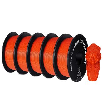 OEM Filamento Para Impresi&oacute;n 3d, Material Petg, 1,75 Mm De Di&aacute;metro, Color Naranja