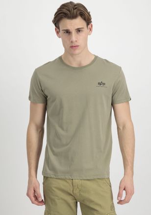 Alpha Industries Rundhalsshirt ALPHA INDUSTRIES Backprint T, Herren, Gr. XXL, gr&uuml;n (olive), Single Jersey, Obermaterial: 100% Baumwolle, bedruckt, regular fit normal, 