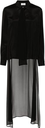 P.A.R.O.S.H. silk shirt - women - Silk - S - Black