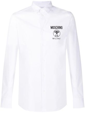 Moschino Overhemd met print - Wit