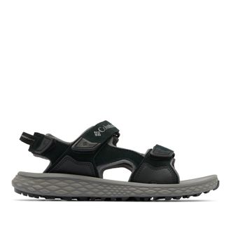 Columbia Mens Konos Hiker 3-Strap, Sports and Outdoor Sandals, Black/City Grey, 11
