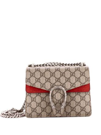 Gucci Dionysus Bag GG Coated Canvas Mini crossbody bag - Bruin