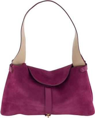 Ree Projects Florencia Suede Shoulder Bag in Cardinal at Nordstrom