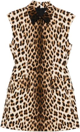 Sportmax Lonza Animal-print Mini Dress