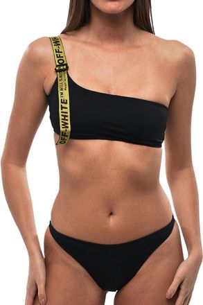 Off-white Black Logo Swimwear