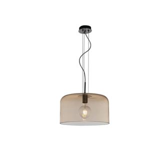 Netlighting GIBUS Cylindrical Pendant Ceiling Light Amber 35x20cm | Size: 35x20 cm