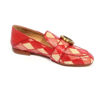 Maliparmi Loafers, female, Red, 3 UK, Patchwork Mocassino Wo Loafer
