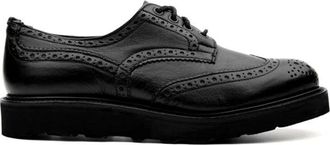 Trickers Bourton Veterschoenen - Heren - Veterschoenen - Zwart - 43 EU - Leer - Schoenen