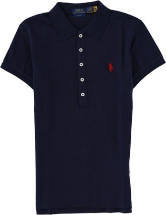 Polo Ralph Lauren Embroidered Logo Slim Fit Cotton Polo Shirt