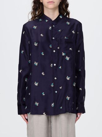 Forte_Forte Camicia in seta con stampa floreale