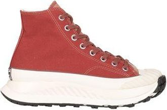 Converse Chuck 70 AT-CX High Top Sneakers in Red Canvas with Flatform