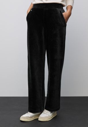 Street One Cordhose STREET ONE, Damen, Gr. 34, L&auml;nge 30, schwarz, Cord, Obermaterial: 60% Baumwolle, 38% Polyester, 2% Elasthan. Futter: 100% Polyester, lang, Ho